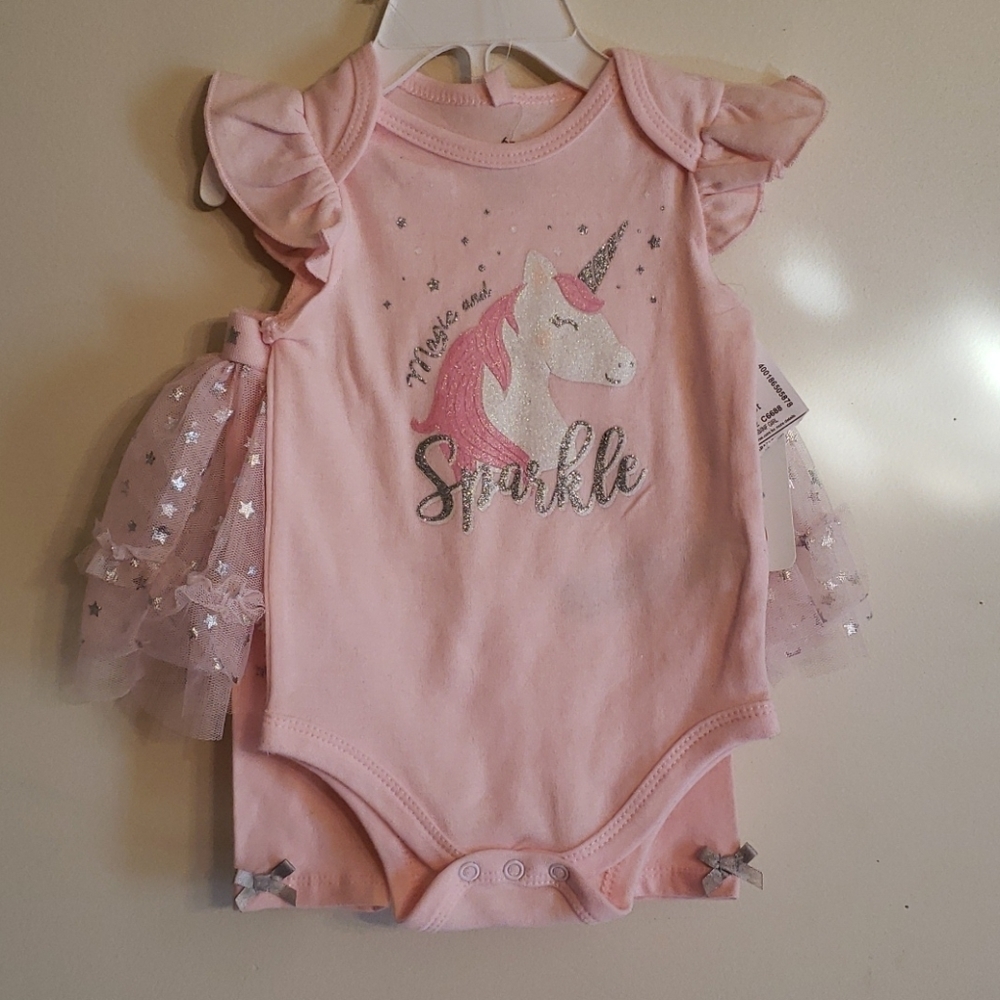 Mini B Unicorn 6 MO Babygirl 2 Piece Set